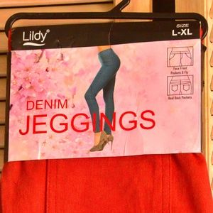 Lildy Denim Leggings